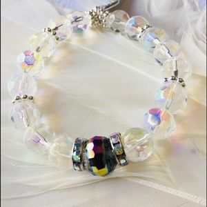 Angel Aura glass crystal "Diamond Light" Bracelet